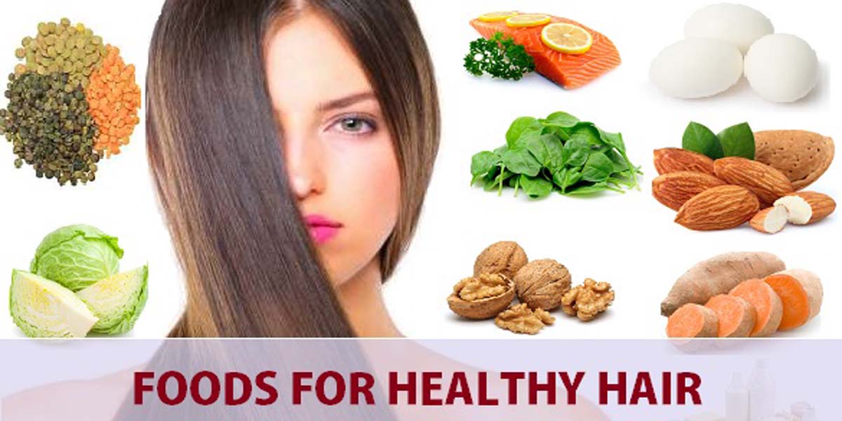 Foods to eat for healthy hair - Alya